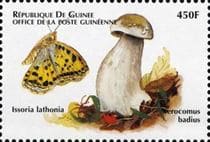 Pilz auf Briefmarke