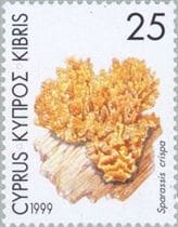 Pilz auf Briefmarke