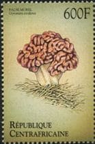 Pilz auf Briefmarke