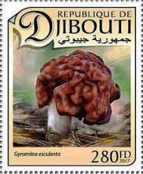 Pilz auf Briefmarke