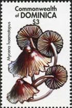 Pilz auf Briefmarke