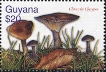 This mushroom on a stamp