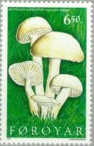 Pilz auf Briefmarke