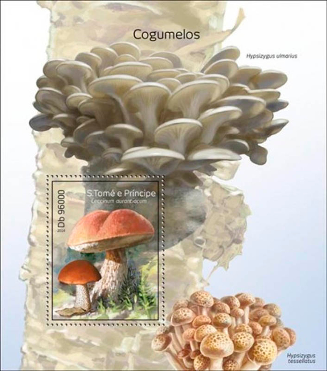 Pilz auf Briefmarke