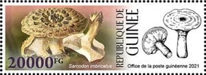 Pilz auf Briefmarke