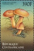 This mushroom on a stamp