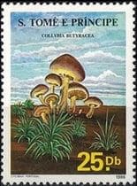 Pilz auf Briefmarke